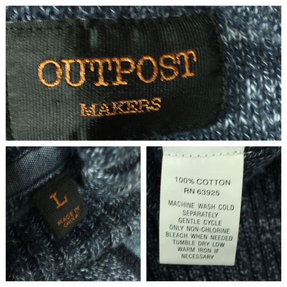 Sweater Outpost Makers Size L Gentlemen - Picture 4 of 6